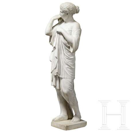 Marmorskulptur der Diana im antiken Stil, Frankreich, 19. Jhdt. - photo 1