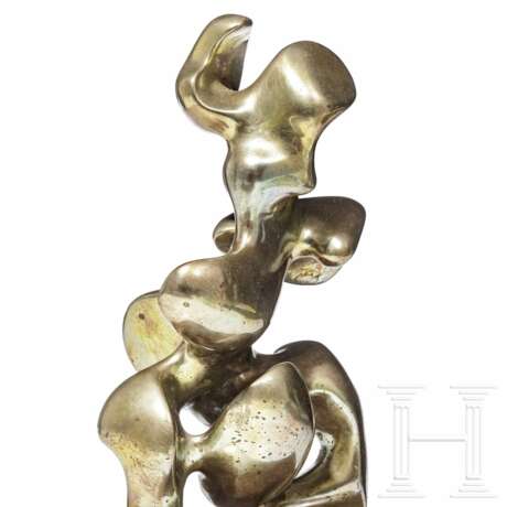 Eli Karpel (1916-98), abstrakte Bronzeskulptur, USA, 1972 - Foto 5