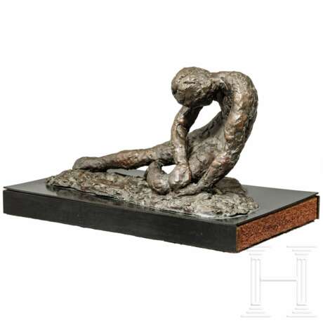 Moderne figürliche Bronzeskulptur, signiert "DD", USA, 20. Jhdt. - Foto 2