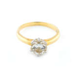 RING MIT BRILLANT-SOLITAIRE - Foto 1