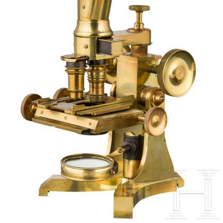 Mikroskop, C. Collins, London, 19. Jhdt. - Foto 3