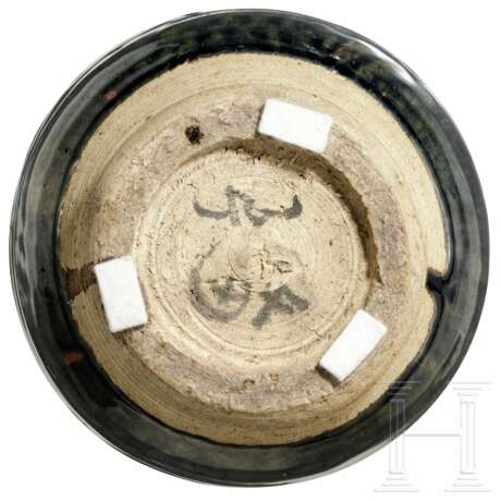 Schwarz-braun glasierte "Henan"-Weinflasche, China, Song-/Yuan-Dynastie - Foto 4