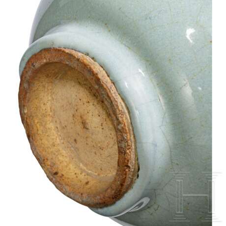Bauchige Junyao-Vase, wohl Yuan-Dynastie  - фото 2
