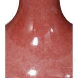 Rot glasierte Vase mit Qianlong-Marke - Foto 9