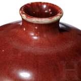 Sang-de-boef-glasierte Meiping-Vase, China, 18. Jhdt. - Foto 4