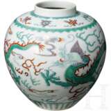 Doucai-Drachenvase mit Daoguang-Sechs-Zeichen-Marke - photo 3