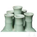 Seladon-Tulpen-Vase mit Qianlong-Vier-Zeichen-Marke - Foto 5