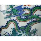 Doucai-"Drachen"-Schale mit Yongzheng-Marke  - Foto 5