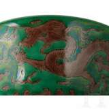 Schöne Drachenschale mit Xuantong-Marke, 20. Jhdt. - photo 7