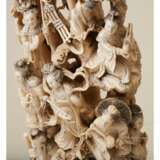 Große Elfenbein-Figurengruppe, China, 19. Jhdt. - Foto 5