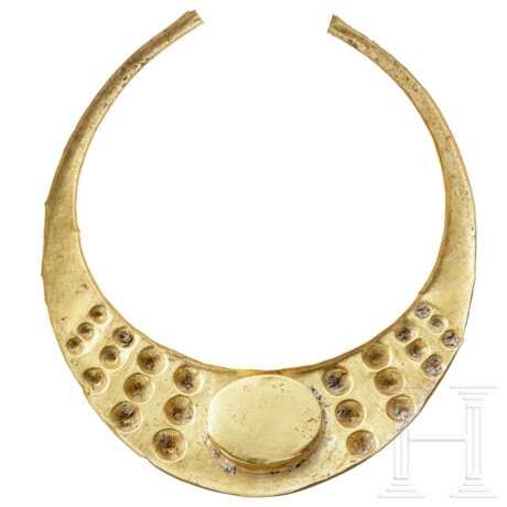 Beeindruckendes Goldhalsband, wohl elamitisch, 2. Jtsd. v. Chr. - Foto 3