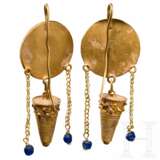 Ein Paar reich verzierte schwere Goldohrringe, hellenistisch, 2. Hälfte 4. - 2. Jhdt. v. Chr. - photo 3