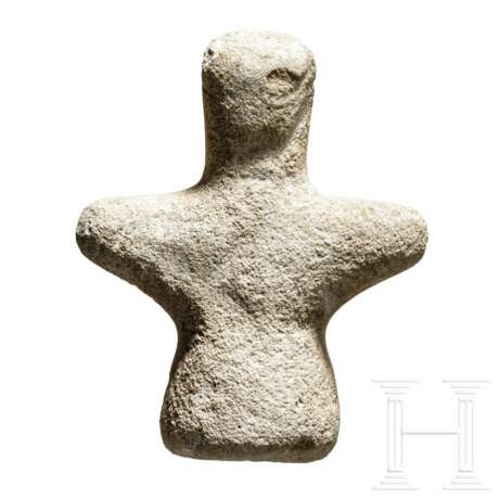 Frauenidol, Marmor, Vorderasien, 4. - 3. Jtsd. v. Chr. - Foto 4