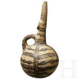Helladische Kugelflasche mit langem Ausguss, Griechenland/Zypern, 2. Jtsd. v. Chr. - Foto 2