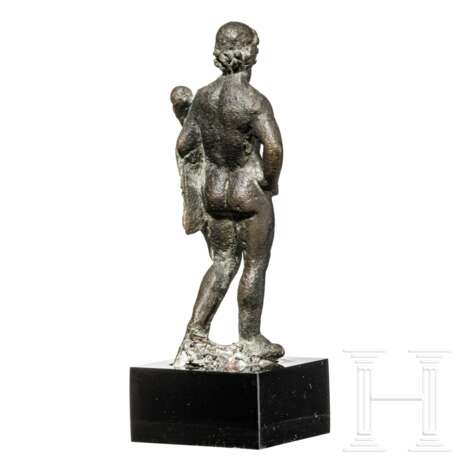 Bronzestatuette des Herkules, römisch, 1. – 2. Jhdt. - photo 3