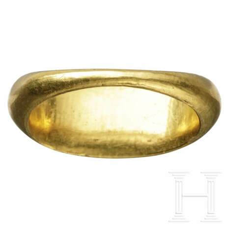 Goldener Fingerring mit FIDEM-Inschrift, römisch, 4. Jhdt. - photo 3