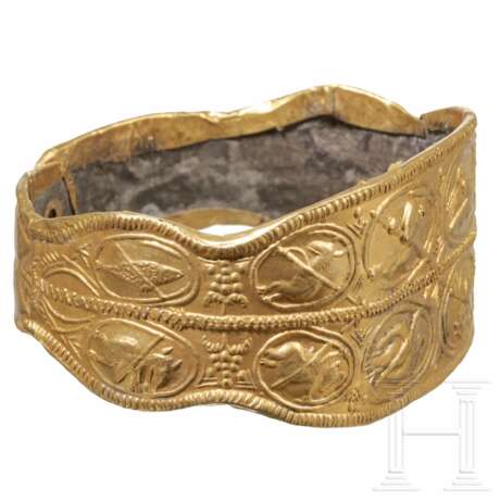 Gold-Silber-Armband, Polen, 12. - 13. Jhdt. - Foto 4