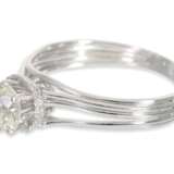 Ring: sehr dekorativer Goldring mit einem Altschliff-Diamanten von ca. 0,8ct, 18K Gold - photo 3