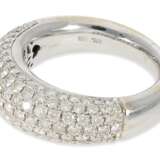 Ring: hochwertiger Pavé Brillantring, insgesamt ca. 2ct, 18K Weißgold - photo 3