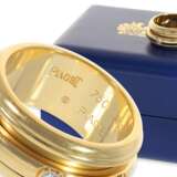 Ring: sehr hochwertiger Brillant-Goldschmiedering aus dem Hause Piaget, 18K Gelbgold - photo 1
