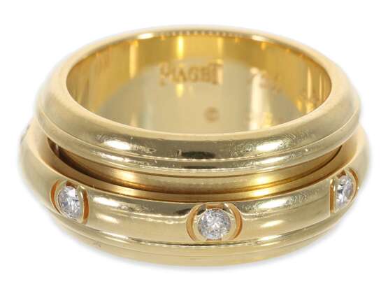 Ring: sehr hochwertiger Brillant-Goldschmiedering aus dem Hause Piaget, 18K Gelbgold - фото 3