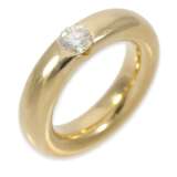 Ring: äußerst massiver, handgefertigter Solitär/Brillantring, 0,53ct, 18K Gold - photo 3