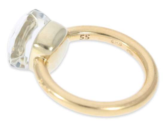 Ring: Goldschmiede-Designering aus dem Hause Pomellato, "Nudo Classic Topas", Markenschmuck, gefertigt in 18K Gelbgold - photo 2