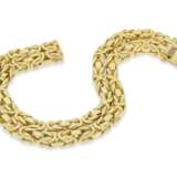 Kette/Collier: nahezu neuwertiges zweireihiges Königsketten-Armband, 14K Gold - photo 1