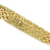 Kette/Collier: nahezu neuwertiges zweireihiges Königsketten-Armband, 14K Gold - photo 3