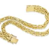 Kette/Collier: nahezu neuwertiges zweireihiges Königsketten-Armband, 14K Gold - photo 4