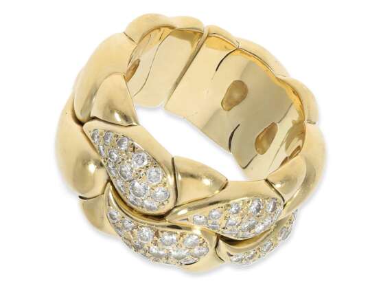 Ring: attraktiver Wempe Designerring mit Brillanten von insgesamt 0,98ct, 18K Gold, mit Wempe Zertifikat - фото 4