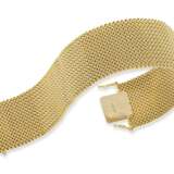Armband: sehr schönes breites Goldarmband in Flechtoptik, 18K Gold - photo 1