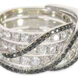 Ring: attraktiver italienischer Designerring mit Brillantbesatz von insgesamt ca. 2,04ct, Giorgio Visconti, 18K Gold - фото 3