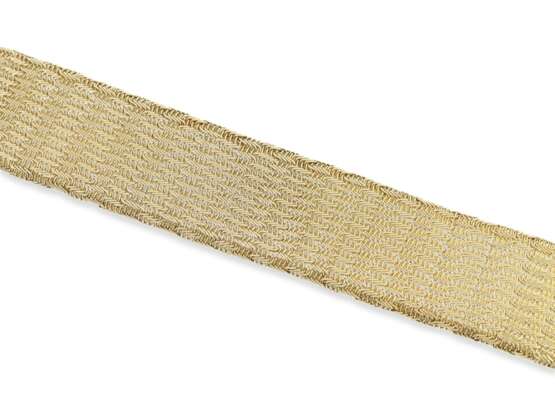 Armband: sehr breites und schweres vintage Goldschmiedearmband, 18K Gold - photo 2