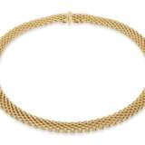 Kette/Collier: Tiffany & Co., luxuriöses Mesh-Goldcollier aus der "Somerset-Collection", 18K Gold - фото 2