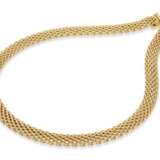 Kette/Collier: Tiffany & Co., luxuriöses Mesh-Goldcollier aus der "Somerset-Collection", 18K Gold - фото 4