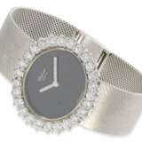 Armbanduhr: hochwertige und ehemals teure vintage Damenuhr von Chopard mit Brillanten von ca. 3,64ct, 18K Gold - Foto 2