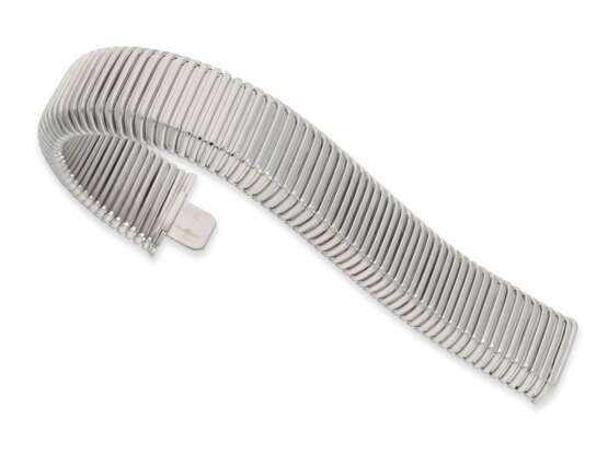 Armband: sehr hochwertiges modernes Designerarmband, 18K Weißgold - Foto 2