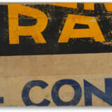 Mimmo Rotella "Confirag" 1961décollage on canvas, posters, gluecm 19x33Signed lower leftSigned, - Foto 1