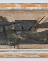 Untitled (Studie in Blei für Stahlrelief)