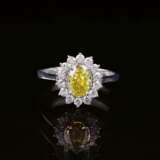 Vivid Fancy-Diamant-Ring. - фото 1