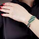 Smaragd-Brillant-Armband. - фото 2