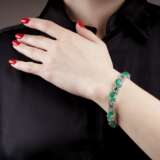 Smaragd-Brillant-Armband. - Foto 2