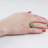 Smaragd-Brillant-Ring. - photo 2