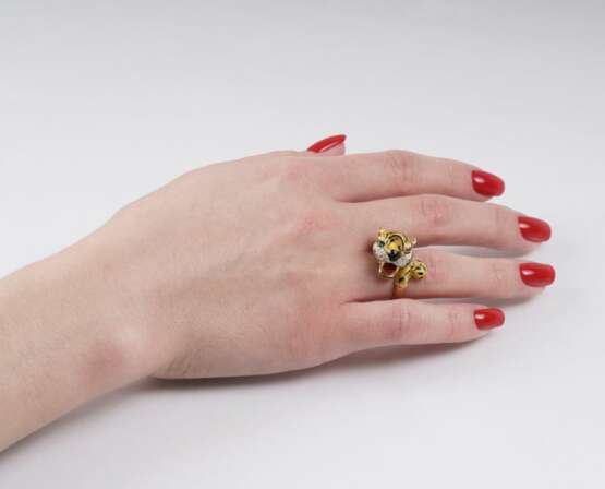 Diamant Gold-Ring 'Tiger'. - photo 2