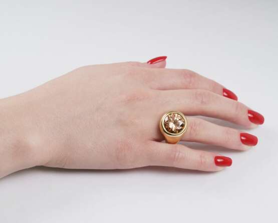 Gold-Ring mit großem Chrysoberyll. - photo 2