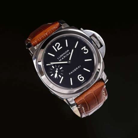 Officine Panerai Florenz, gegr. 1860. Herren-Armbanduhr 'Luminor Marina'. - photo 1