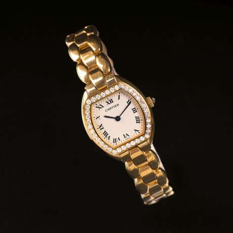 Cartier. Damen-Armbanduhr 'Tortue'. - Foto 1