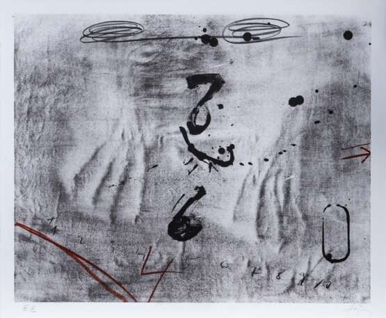 Antoni Tàpies (Barcelona 1923 - Barcelona 2012). Empreintes des Mains. - photo 1