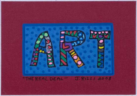 James Rizzi (New York 1950 - New York 2011). Art - The Real Deal. - Foto 1